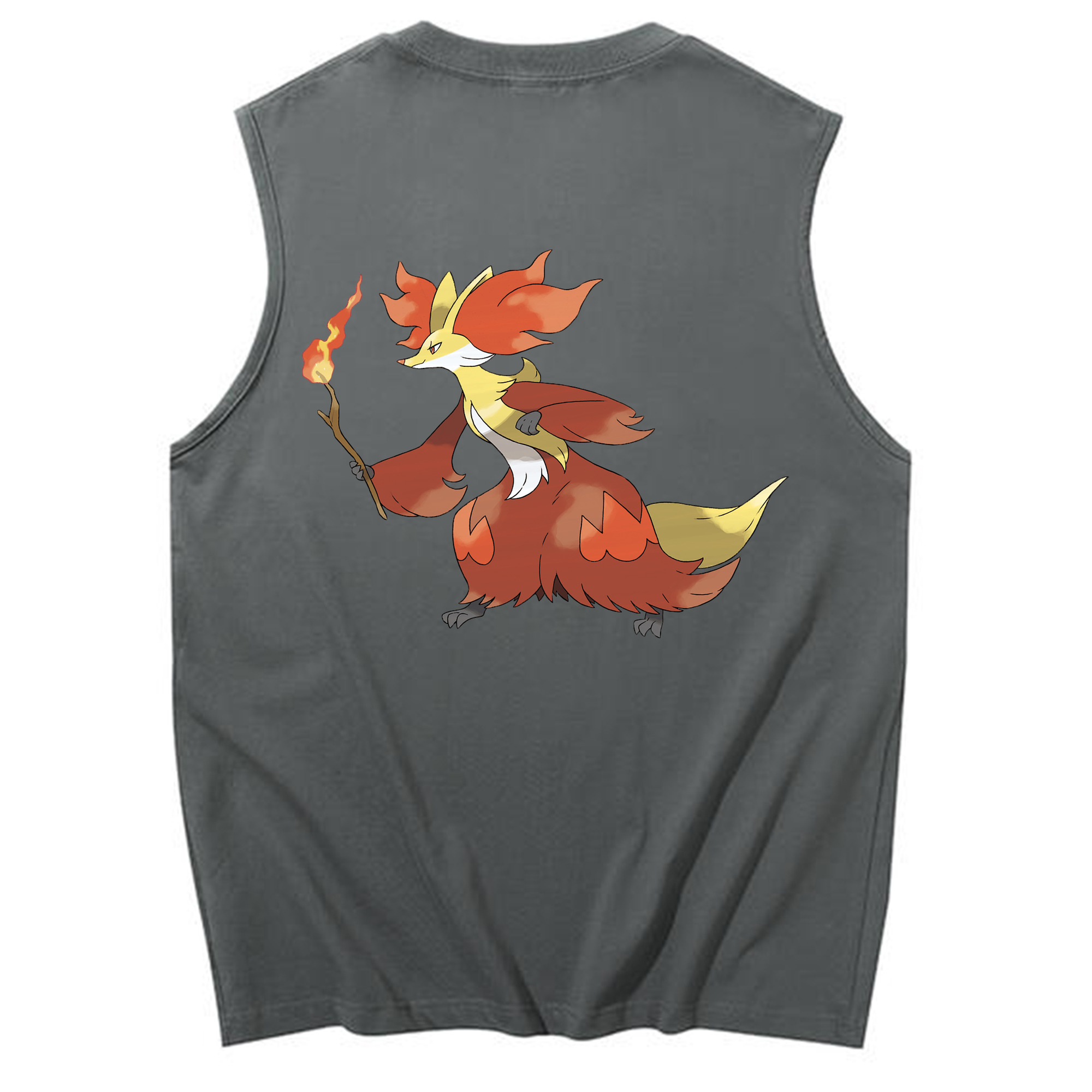 （画像用） ポケットモンスター Pokémon コットン100％タンクトップ（背面プリント）